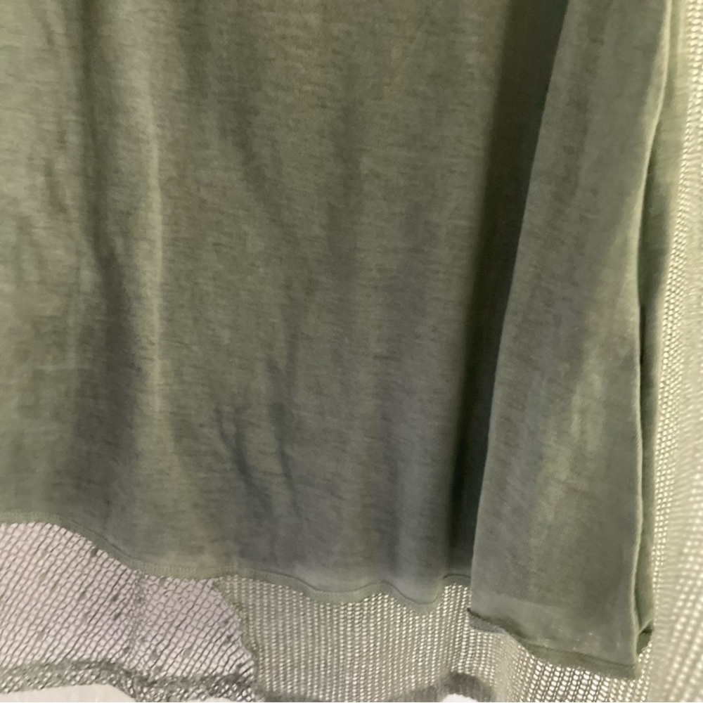 The Collection Royal Lagenlook Green Knit Layered Sweater Tunic Womens Small - Picture 3 of 8
